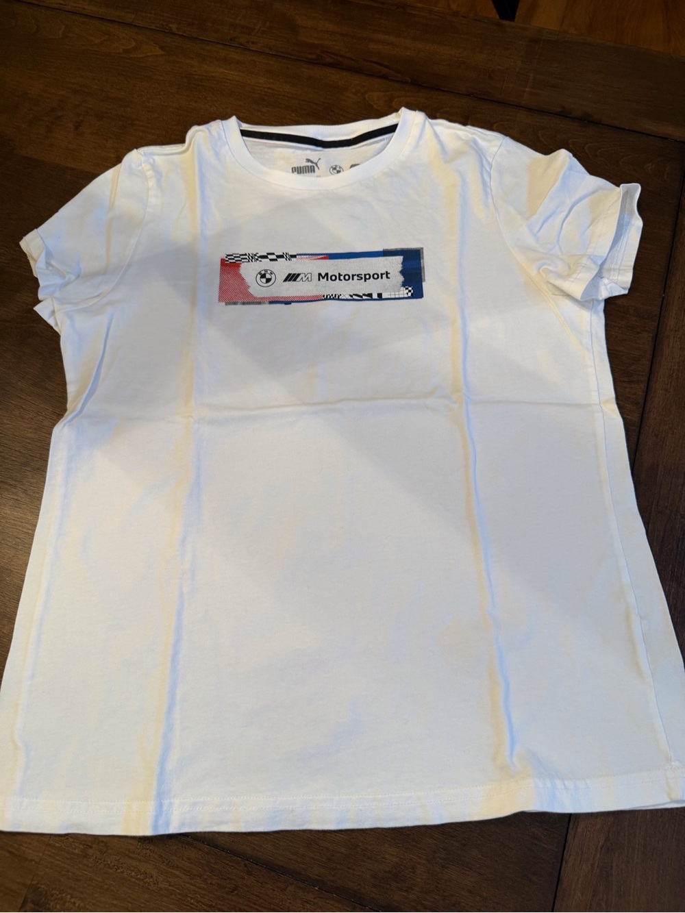 Puma WOMENS White BMW Motorsport Logo Tee